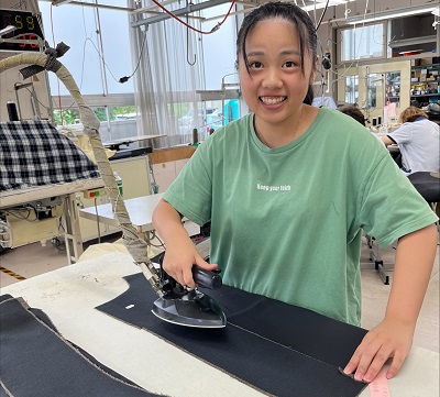 縫製課 金野 愛佳さん 